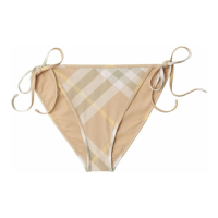 Burberry Women's 'Checked Side-Tie' Bikini Bottom