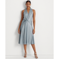 LAUREN Ralph Lauren Women's 'Foil-Print Jersey Twist-Front' Cocktail Dress