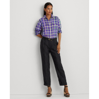 Ralph Lauren Pantalon 'Pinstripe Pleated' pour Femmes