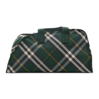 Burberry Men's 'Large Shield Check-Pattern' Duffle Bag