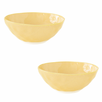 Easy Life Set Of 2 Interiors Porcelain Bowl