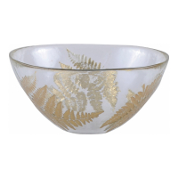 Aulica Transparent Cup- Gold Dish