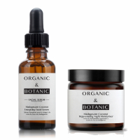 Organic & Botanic 'Madagascan Coconut Energising & Rejuvenating' Crème de nuit, Sérum pour le visage - 2 Unités