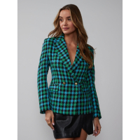 New York & Company 'Gingham Tweed' Klassischer Blazer für Damen