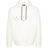 Emporio Armani Sweatshirt à capuche  'Logo-Embroidered' pour Hommes