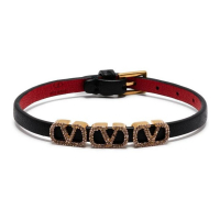 Valentino Garavani Women's 'Triple Crystal VLogo' Bracelet