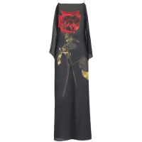 Alexander McQueen Women's 'Shadow Rose' Maxi Dress