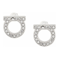 Ferragamo 'Gancini Crystal Embellished Stud' Ohrringe für Damen