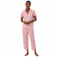 LAUREN Ralph Lauren Women's Top & Pajama Trousers Set