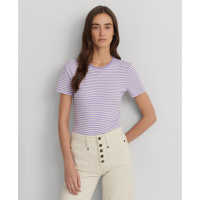 LAUREN Ralph Lauren T-shirt 'Striped Crewneck' pour Femmes