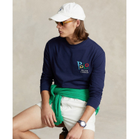Polo Ralph Lauren T-Shirt manches longues 'Jazz Graphic' pour Hommes