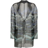 Giorgio Armani 'Abstract-Print' Langärmelige Bluse für Damen