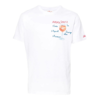 Mc2 Saint Barth T-shirt 'X Aperol Spritz Embroidered' pour Hommes