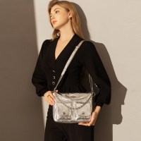 Cilela Women's 'Double Top Handle with Detachable Shoulder Straps' Top Handle Bag
