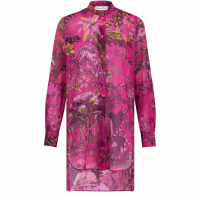 Christian Dior Women's 'Embroidered Bee Emblem' Long Sleeve Blouse