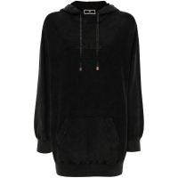 Elisabetta Franchi 'Logo-Embroidered Hooded' Pullover-Kleid für Damen