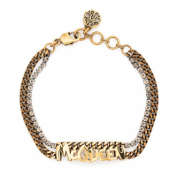 Alexander McQueen Women's 'Logo-Lettering' Bracelet