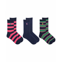 Polo Ralph Lauren Little Girl's 'Rugby' Socks - 3 Pairs
