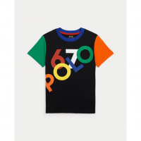 Ralph Lauren 'Color-Blocked Logo' T-Shirt für Kleiner Jungen
