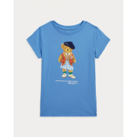 Ralph Lauren 'Polo Bear' T-Shirt für Kleine Mädchen