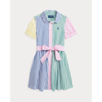Ralph Lauren Robe chemise 'Striped Fun' pour Petites filles