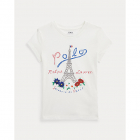 Ralph Lauren T-shirt 'Graphic' pour Petites filles
