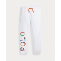 Ralph Lauren Little Girl's 'Mixed-Logo' Sweatpants