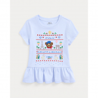 Ralph Lauren T-shirt 'Polo Bear' pour Petites filles