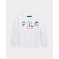 Ralph Lauren Sweatshirt 'Mixed-Logo' pour Petites filles