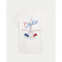 Ralph Lauren 'Graphic' T-Shirt für große Mädchen