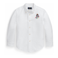 Polo Ralph Lauren Kids 'Polo Bear Oxford' Hemd für Kleinkind & Kleiner Junge