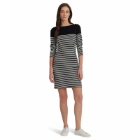 LAUREN Ralph Lauren Women's 'Striped' Mini Dress