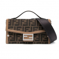 Fendi Men's 'Monogram-Pattern' Top Handle Bag