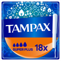 Tampax 'Non-Plastic Super Plus' Tampon - 18 Pieces
