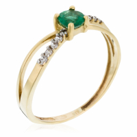 Oro Di Oro Women's 'So Green' Ring