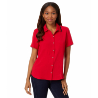 Tommy Hilfiger Women's 'Ribbed Collar' Short sleeve shirt