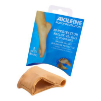 Akileïne 'Bi-Protecteur Et Plantaire' Hallux Valgus Bandage - Taille S 2 Units