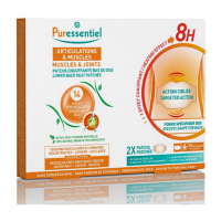 Puressentiel Joints Heating Patches with 14 Essential Oils - 2 Patches