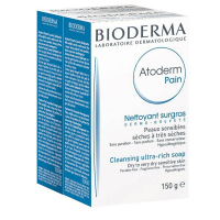 Bioderma Atoderm Pain Nettoyant Sugras- 150 g, 2 Pièces