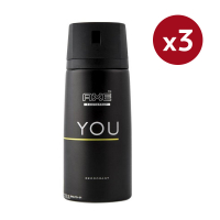 Axe Déodorant spray 'You' - 150 ml - Pack de 3