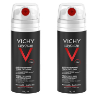 Vichy 'Triple Diffusion 72H' Sprüh-Deodorant - 125 ml, 2 Stücke