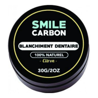 Smile Carbon Poudre de charbon blanchissante - Citron 30 g