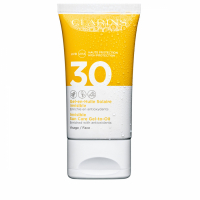 Clarins Crème solaire pour le visage 'Invisible Gel-to-Oil SPF30' - 50 ml