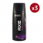Déodorant spray 'Excite' - 150 ml - pack de 3
