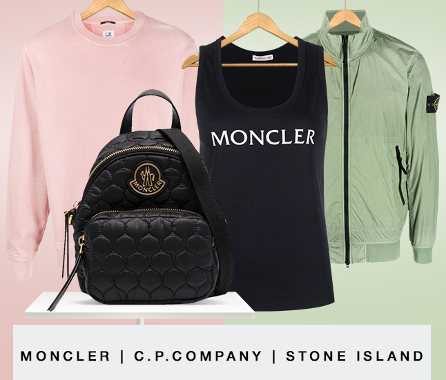  MONCLER C.P.COMPANY STONE ISLAND 