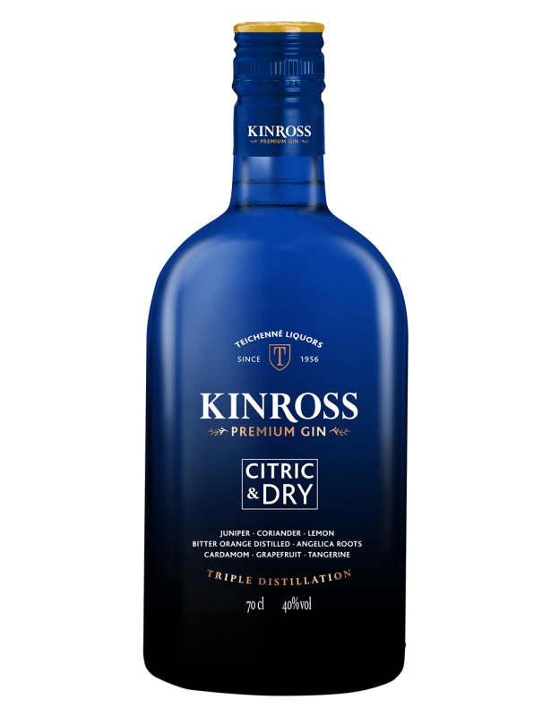 Kinross Gin Citric & Dry Gin 70cl