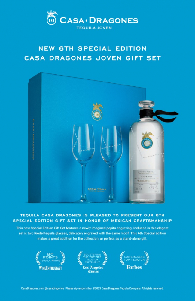 Tequila Casa Dragones Limited Edition Joven Gift Set