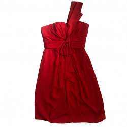 BCBG Max Azria One shoulder dress