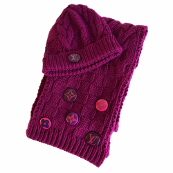 Louis Vuitton Schal und Mütze