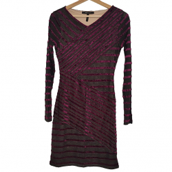 BCBG Max Azria Robe Bordeaux BCBGMAXAZRIA